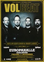 Volbeat - Beyound Hell , Karlsruhe 2013 | Konzertplakat | Poster