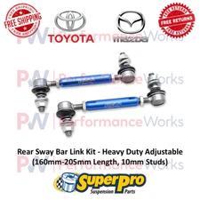 Superpro Rear Sway Bar Link Kit Heavy Duty Adjustable For Toyota MR2 / Mazda 6