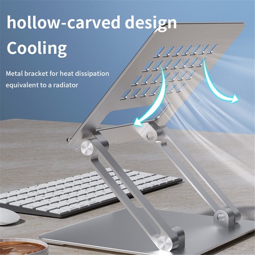 Aluminum Tablet Stand Holder Adjustable Phone Desktop Riser for Office Home - Picture 6 of 11