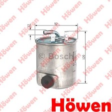 Fits Jeep Grand Cherokee 2001-2004 2.7 CRD + Other Models Fuel Filter Howen