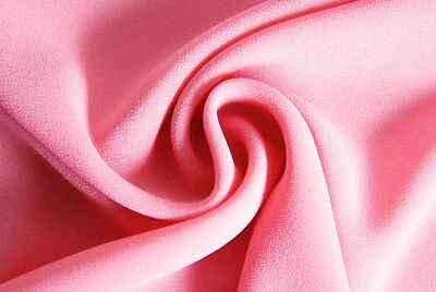 Chiffon Crepe Stoff Bekleidung Dekoration hauchzart Rosa EUR 7,98/m - Bild 1 von 2