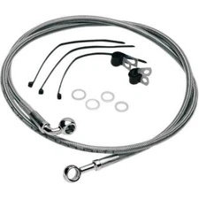 Drag Specialties Standard Length Front Stainless Steel Brake Line Kit 1741-2556