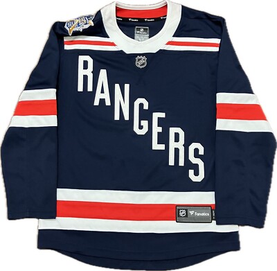 New York Rangers 2018 Winter Classic Blank Fanatics NHL Hockey