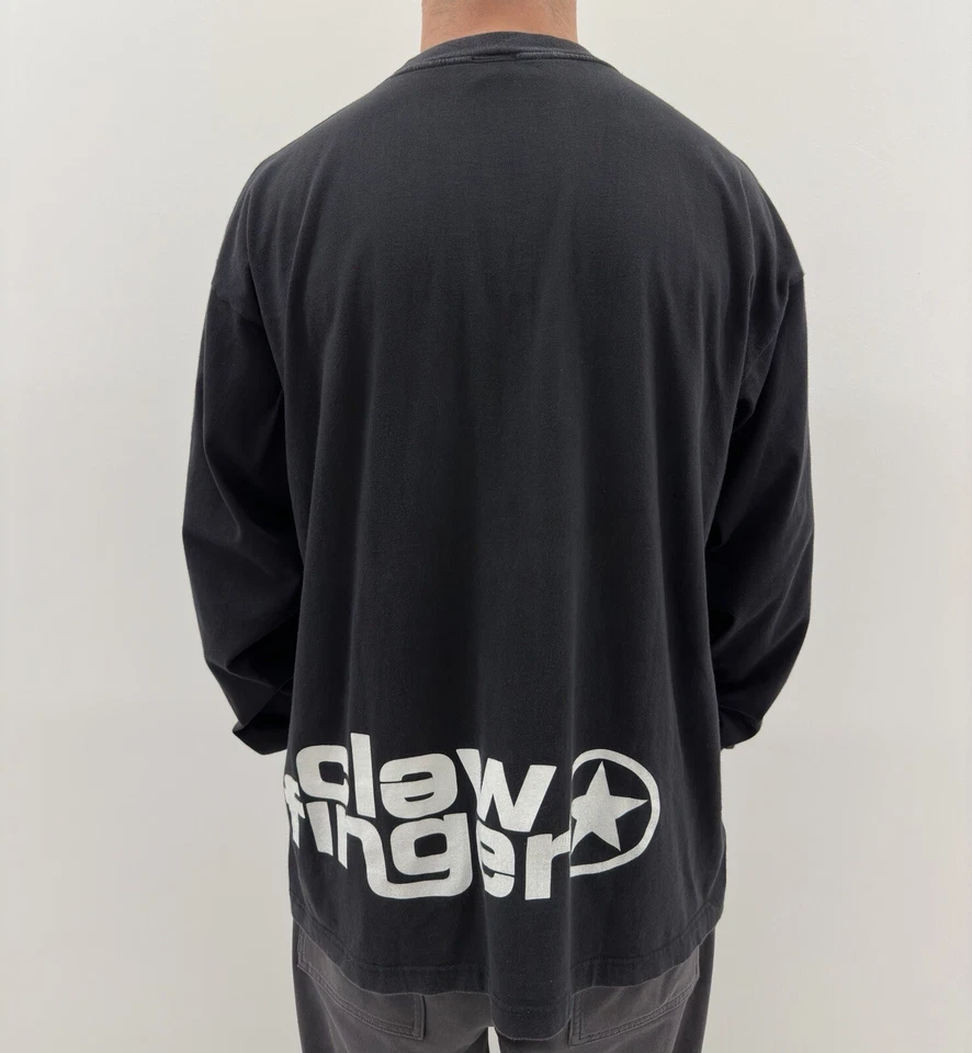 Camiseta De Colección Rara Años 90 Banda Clawfinger Manga Larga Suecia Rap Metal Foto 2 de 4