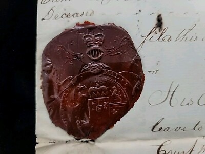 Prince Regent George III Royalty British Baronet Supreme Court Royal Document UK