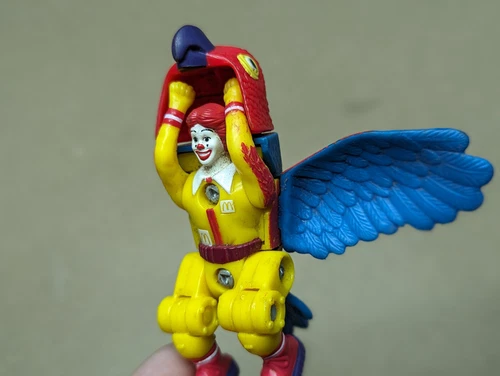 VINTAGE Ronald Mcdonald 1999 Parrot Toy Happy Meal Collectable Mcdonalds
