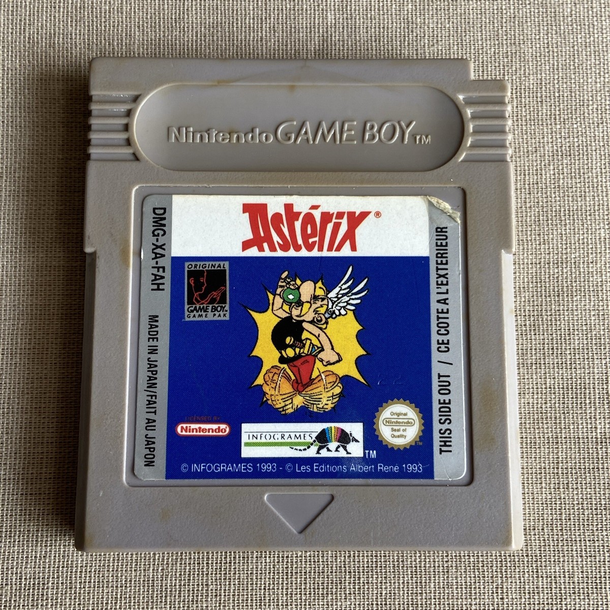 Asterix (Nintendo Game Boy 1993) TESTED Genuine DMG-XA-FAH