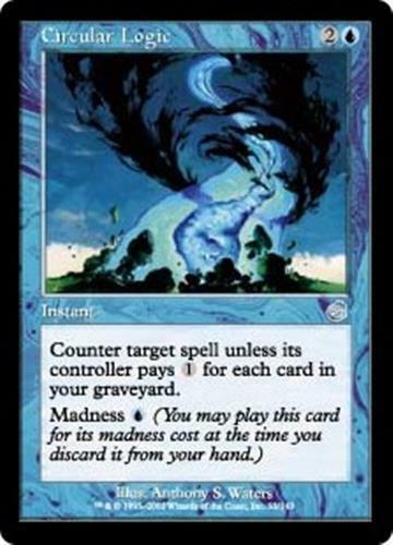 CIRCULAR LOGIC Torment MTG Blue Instant - Picture 1 of 1