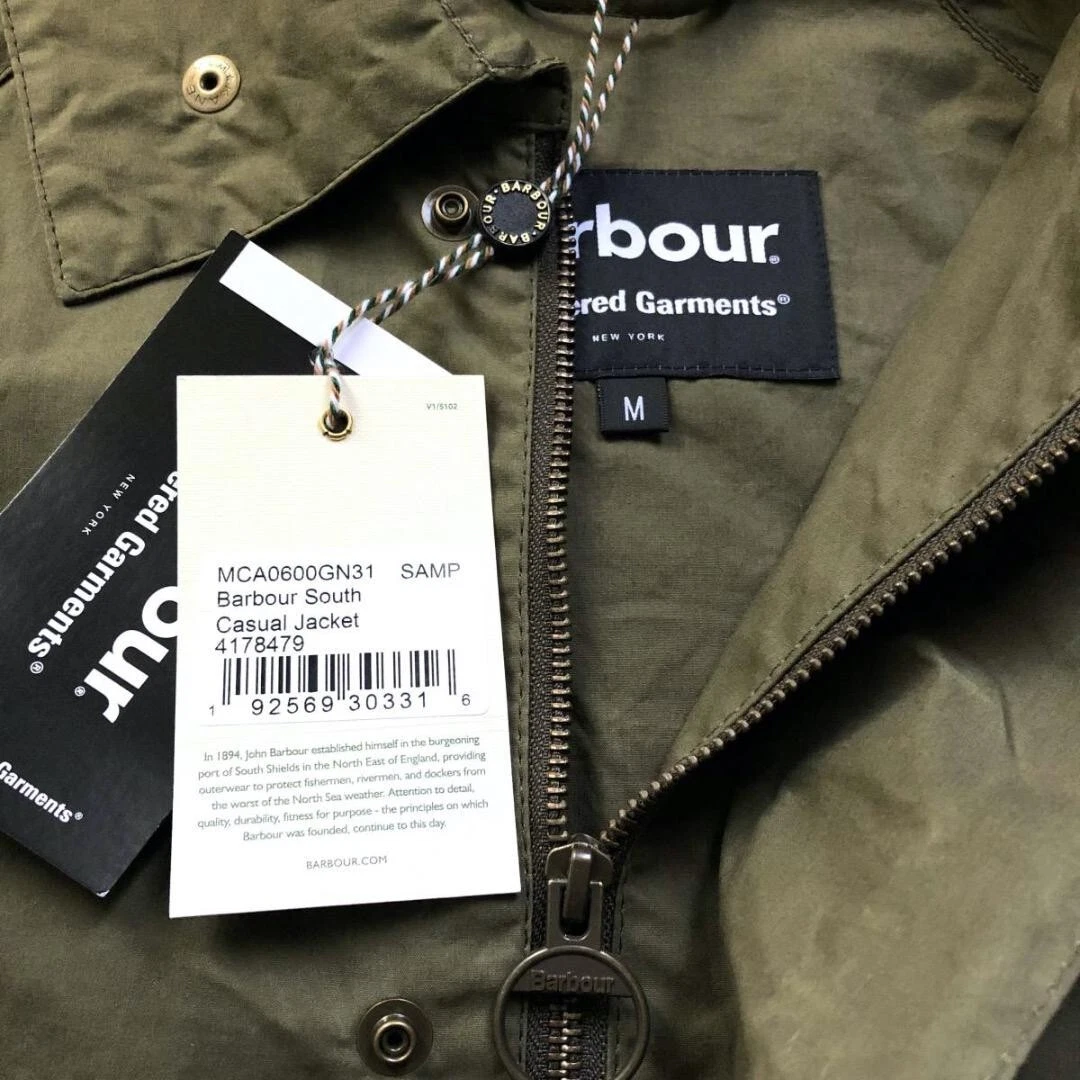 Barbour Engineered Garments South Casual Jacket SAMP Khaki Size M New with Tag