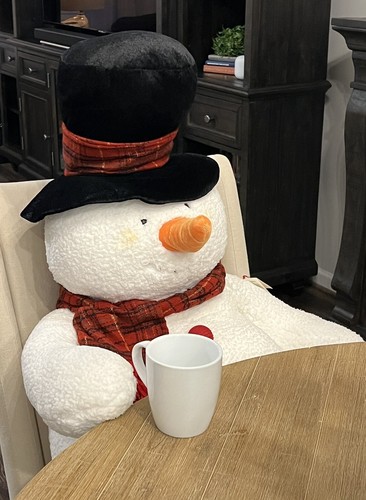 GUND Holiday Jumbo Plush Snowman – Snowball #88945 Large - Rare/Discontinued - Picture 19 of 22
