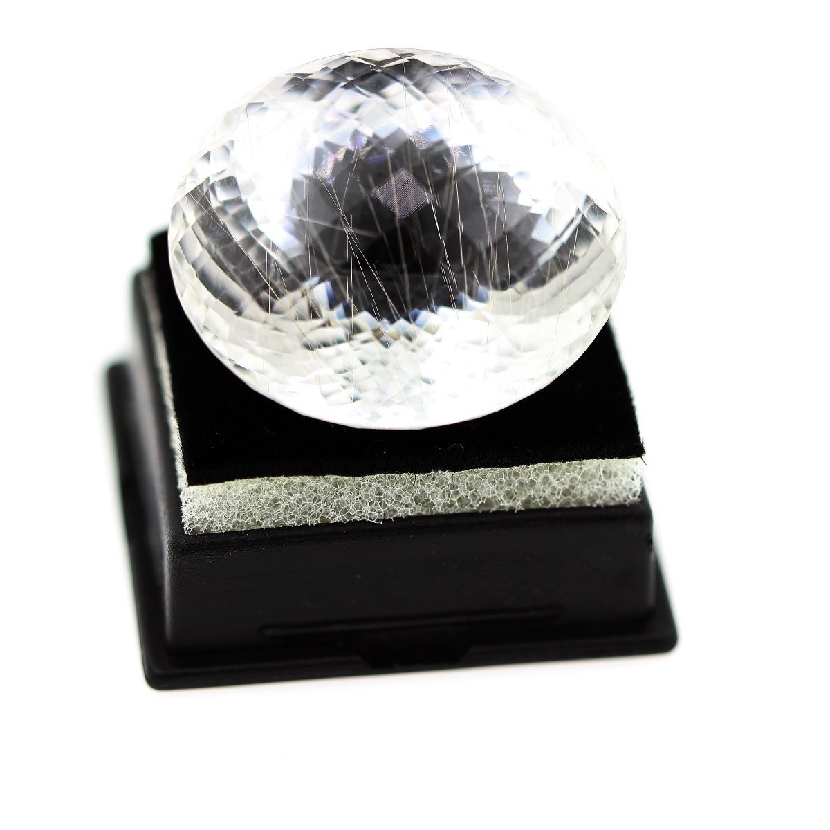 Quartz rutile précieux 100.02 cts VVS, le cadeau minéral idéal du Brésil