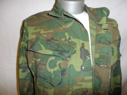 e0576 US Vietnam ERDL jacket only Small-Regular original W14D - Picture 2 of 7