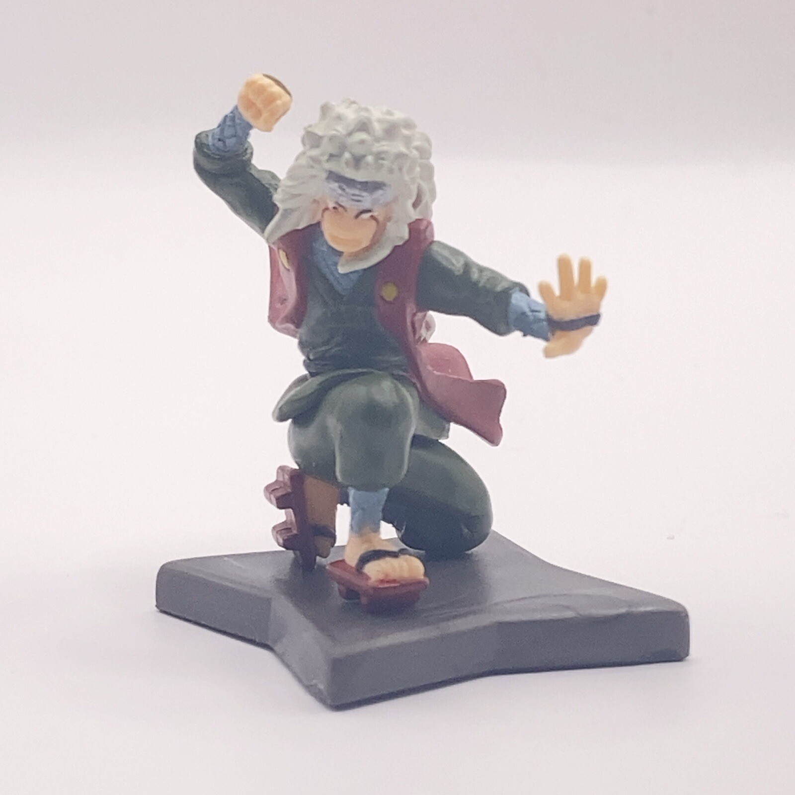 Naruto Jiraiya Mini Figura A Todo Color R Bandai Gashapon 2004 Japón Anime En...