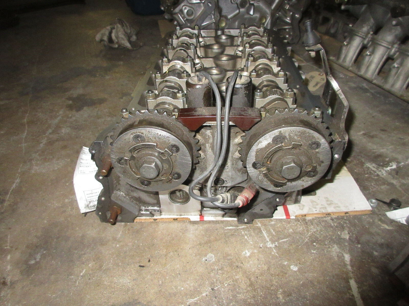 Bentley Continental GT 2005 6.0 W12  RH Cylinder Head  P/N 07C103374Q