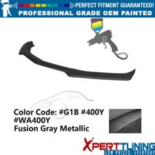 Fits 16-24 Chevy Camaro 1LE Front Bumper Lip ABS #G1B Fusion Gray Metallic