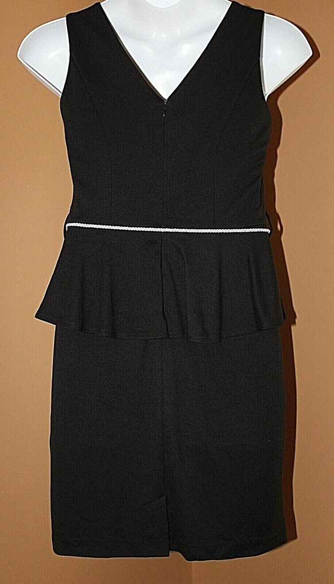 carmen marc valvo peplum dress Womens Carmen Marc Valvo Peplum Sleeveless Brocade Shimmer Black Evening Gown 4
