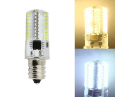 10pcs E12 Candelabra bulb C7 64-3014SMD LED Light Lamp 3W 110V 120V White/Warm H