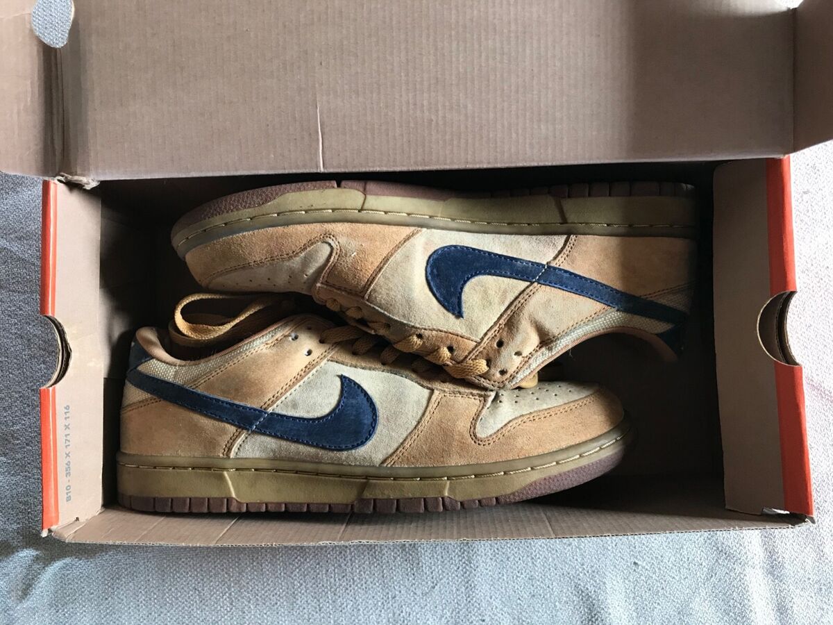 NIKE DUNK LOW PRO VEGAS GOLD / MIDNIGHT NAVY MAPLE 304714 NIKE DUNK LOW PRO VEGAS GOLD / MIDNIGHT NAVY MAPLE 304714