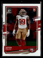2020 Donruss Optic #115 Javon Kinlaw Rookie Card San Francisco 49ers