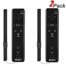 1x / 2x 2 IN 1 Built in Motion Plus Remote Controller For Nintendo Wii Wii U US