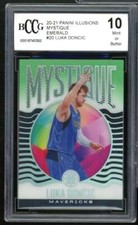 2020-21 Panini Illusions Mystique Emerald #20 Luka Doncic Card BGS BCCG 10 Mint+