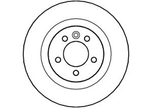 Stallex Front Brake Disc Fits Land Rover Discovery 2004-2010 2.7 D TD SDB000601 - Picture 2 of 6