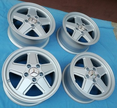 Ronal R9 Wheels Rims 15  Mercedes AMG Penta W124 W201 W202 W203