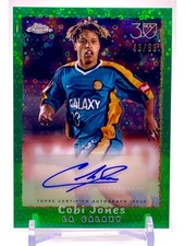 Cobi Jones 2025 Topps Chrome MLS 30th Anv Green Donut Holes Auto #/99 LA Galaxy