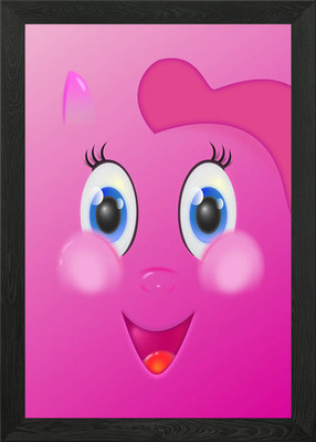 Pinkie Pie Expressions Gerahmtes Wandbild Poster Leinwanddruck Bild