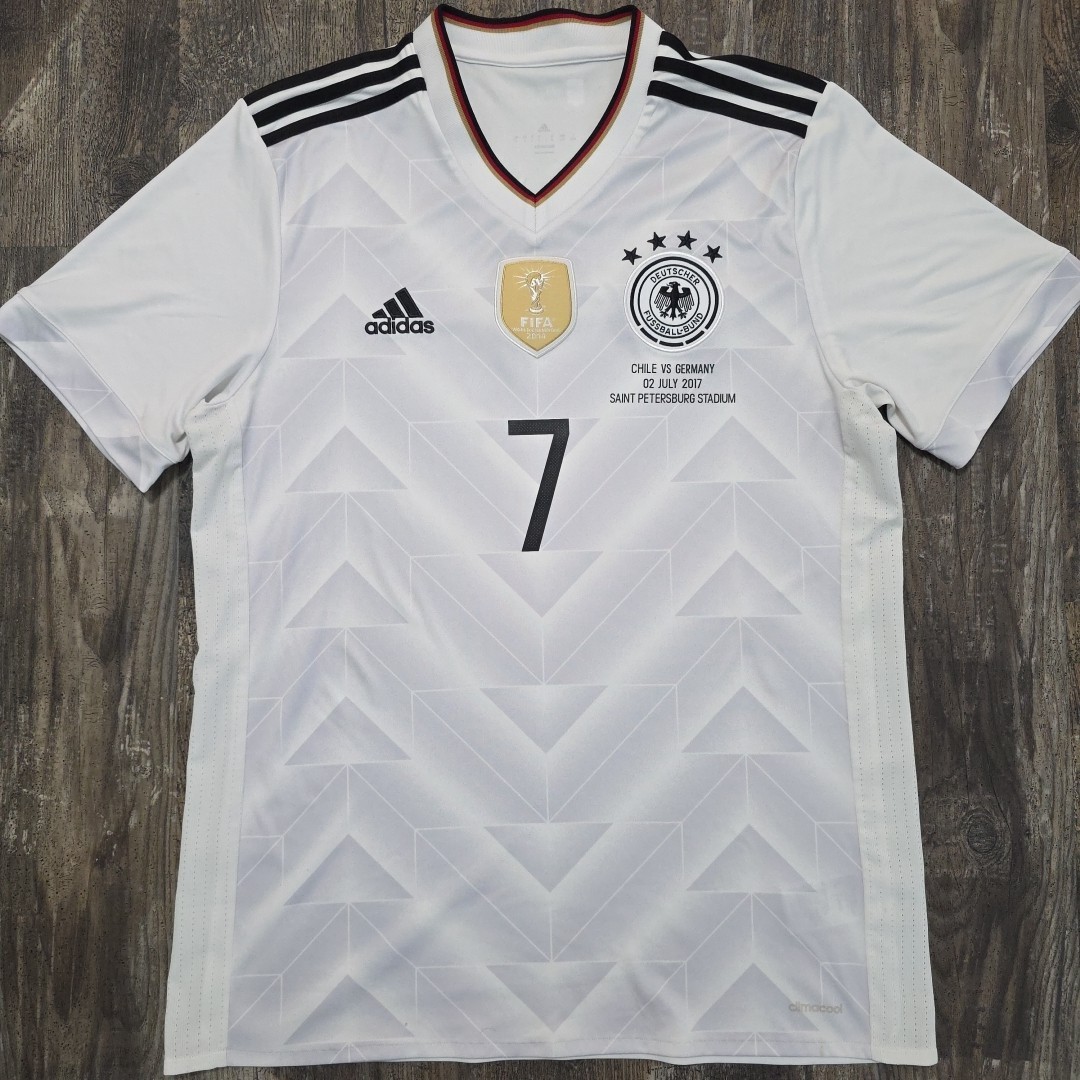 2017 Adidas Germany Home Soccer Jersey Julian Draxler Men L