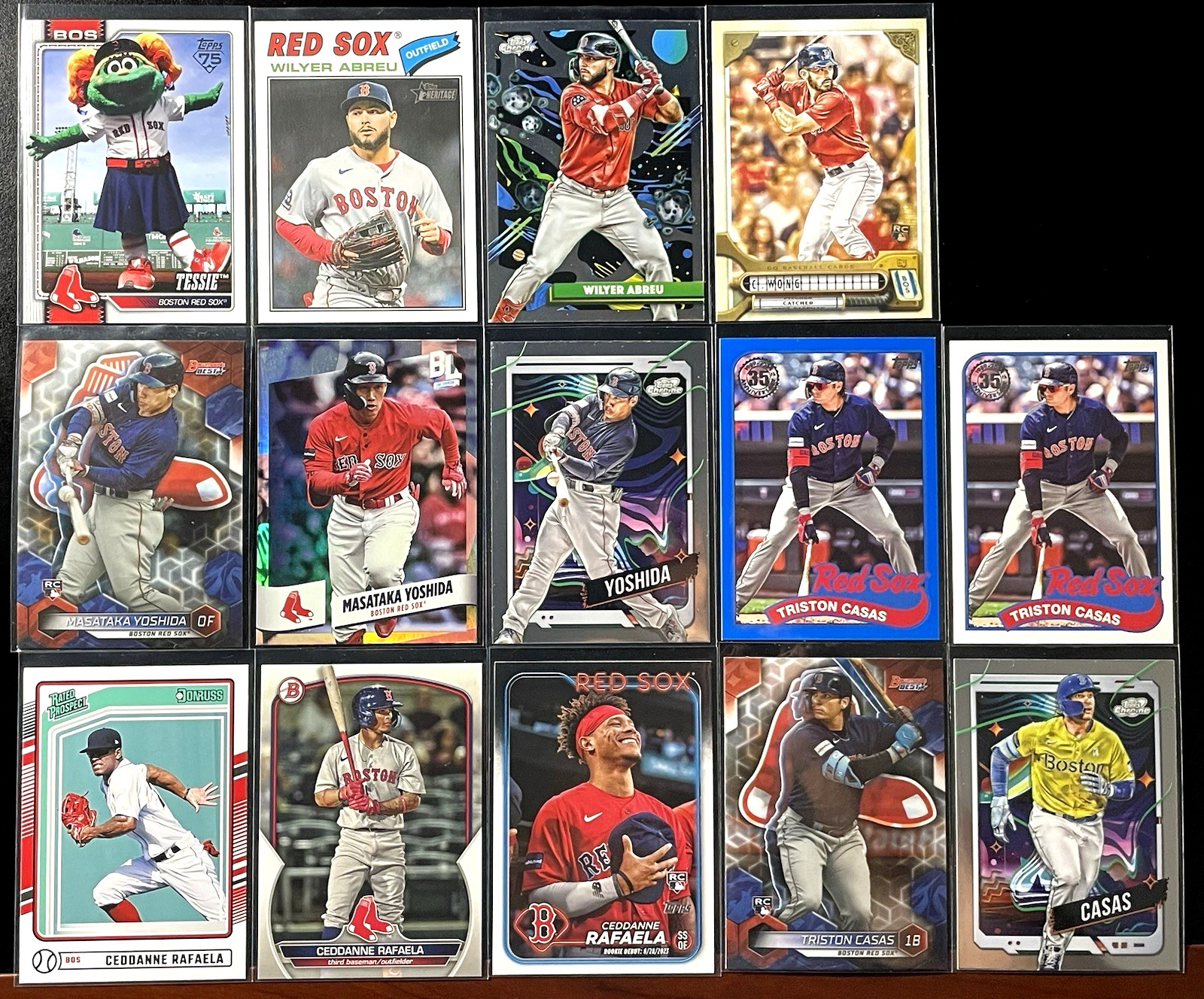 TESSIE 2026 Topps Series 1 MASCOTS BASE #M-26 - Boston Red Sox RC Lot 14