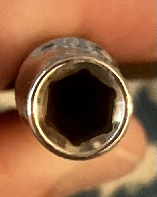 New, Stanley 7/32" SAE 1/4in 6 point Deep Socket  - Image 2 of 3