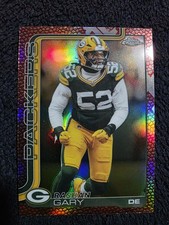 2025 Topps Chrome Football Rashan Gary Green Bay Packers  Football Refractor#111