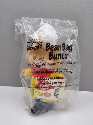 Kellogg's ''Snap'' Bean Bag Breakfast Bunch 1997 Plush Toy Rice Krispies Cereal