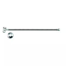 Faucet Kit: 1/2 In. Comp 1/4 Turn Angle Valve X 3/8 In. Comp X 20 In. Faucet Bra