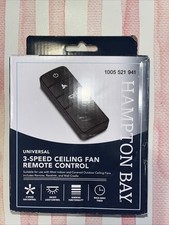 Hampton Bay Universal 3-Speed Ceiling Fan Remote Control  Receiver