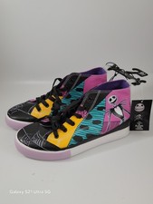 Disney Nightmare Before Christmas Sneakers Women's Size 9.5 Mid Lace Up Shoes