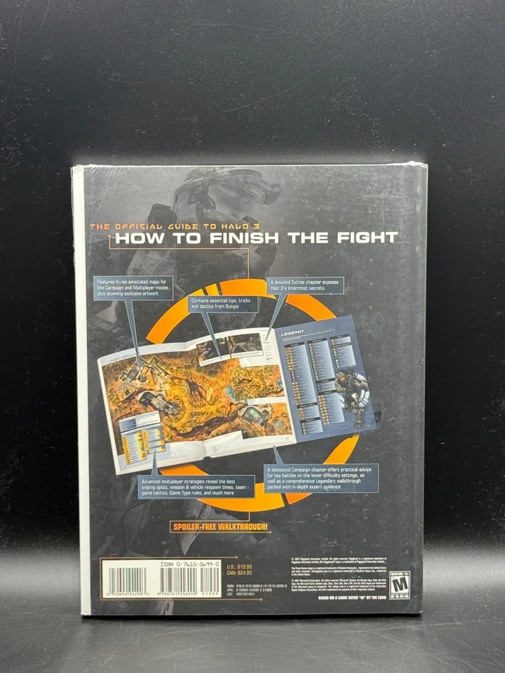 Halo 3 Microsoft Xbox 360 Official Strategy Guide Paperback Sealed Authentic - Image 2 of 4