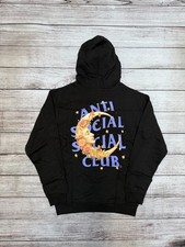 NEW Anti Social Social Club Luna Hoodie - Black Size S-XL FREE SHIPPING