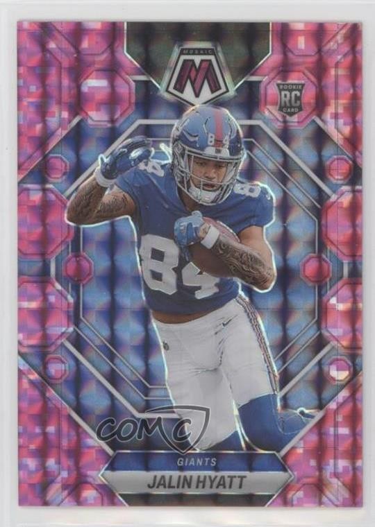 2023 Panini Mosaic Rookies Pink Camo Prizm Jalin Hyatt #329 Rookie RC 0r5k