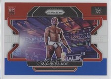 2022 Panini Prizm WWE Red White & Blue Prizm Malik Blade #94 0c9e