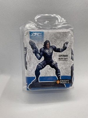 Knight Models Batman Miniatures Game Superman Black Suit DC Resin 28mm Miniature