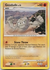 Geodude 84/123 Mysterious Treasures Pokemon Lightly Played