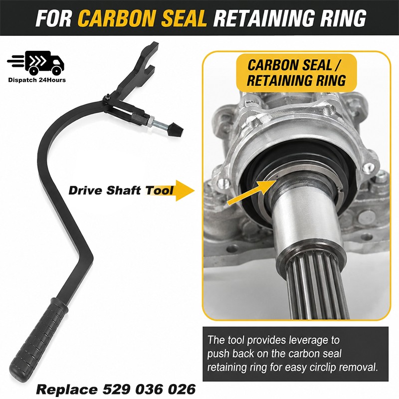 Carbon Seal Drive Shaft Tool For Sea-Doo C-Clip Remover RXP,RXT