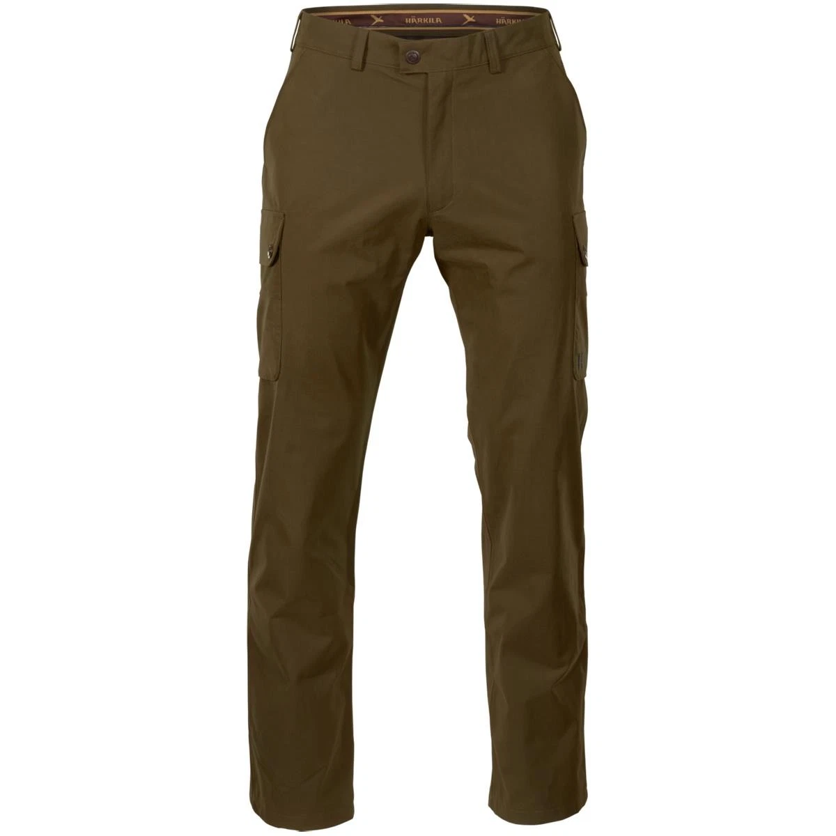 Harkila Mens Retrieve Waterproof Trousers Warm Olive Green Sizes 32 To 44