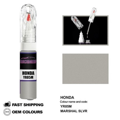 FÜR HONDA MARSHAL SLVR YR85M Touch Up Lackstift Pinsel Fix Kit Kratzer Chip Set