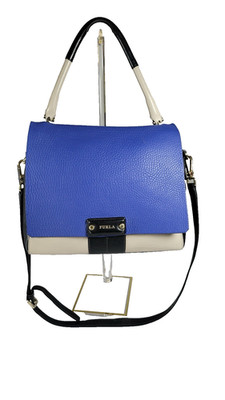 Furla Leather Handbag Shoulder Bag Italy Made Genuine Designer