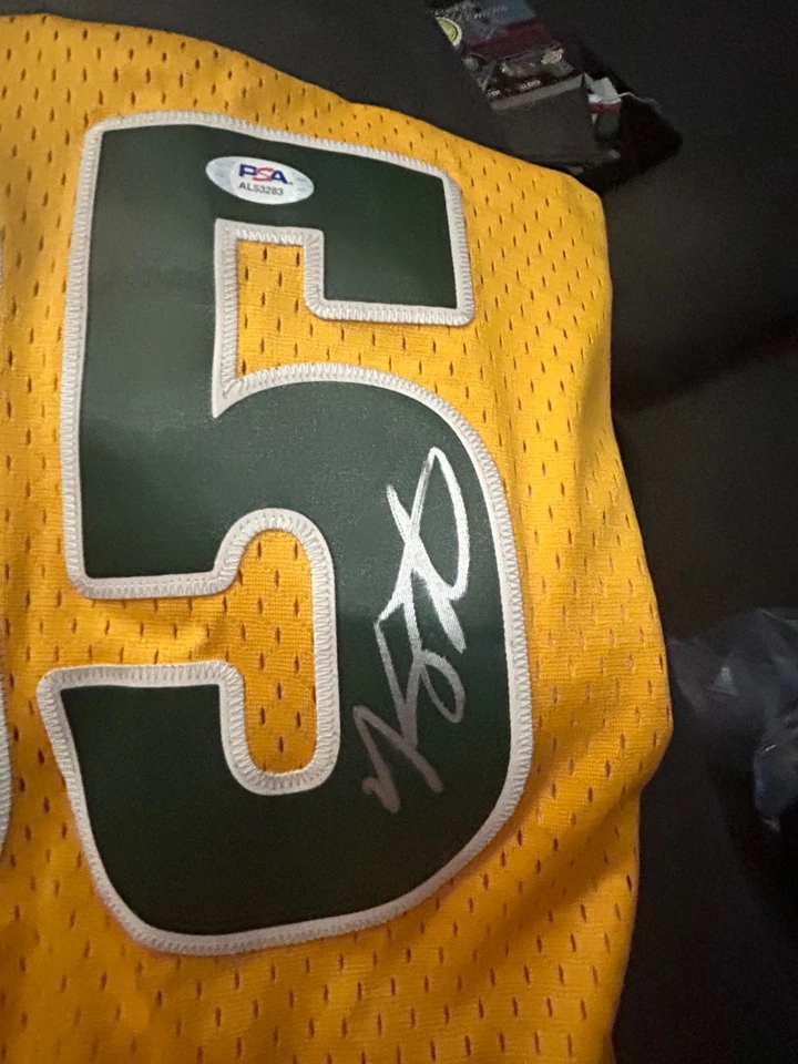 Signed PSA DNA Coa Kevin Durant 2008 Seattle Supersonics Rookie Jersey  - Image 4 of 4