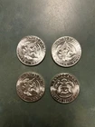 Kennedy 1964 Silver Half Dollar 50C Lot of 4 Uncirculated Uncertified Coins