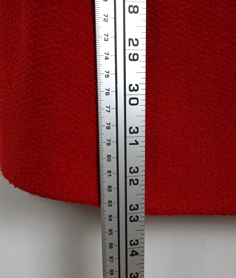 ST JOHN RED GOLD BUTTONS JACKET KNIT WOMEN SZ 14 - Image 4 of 4